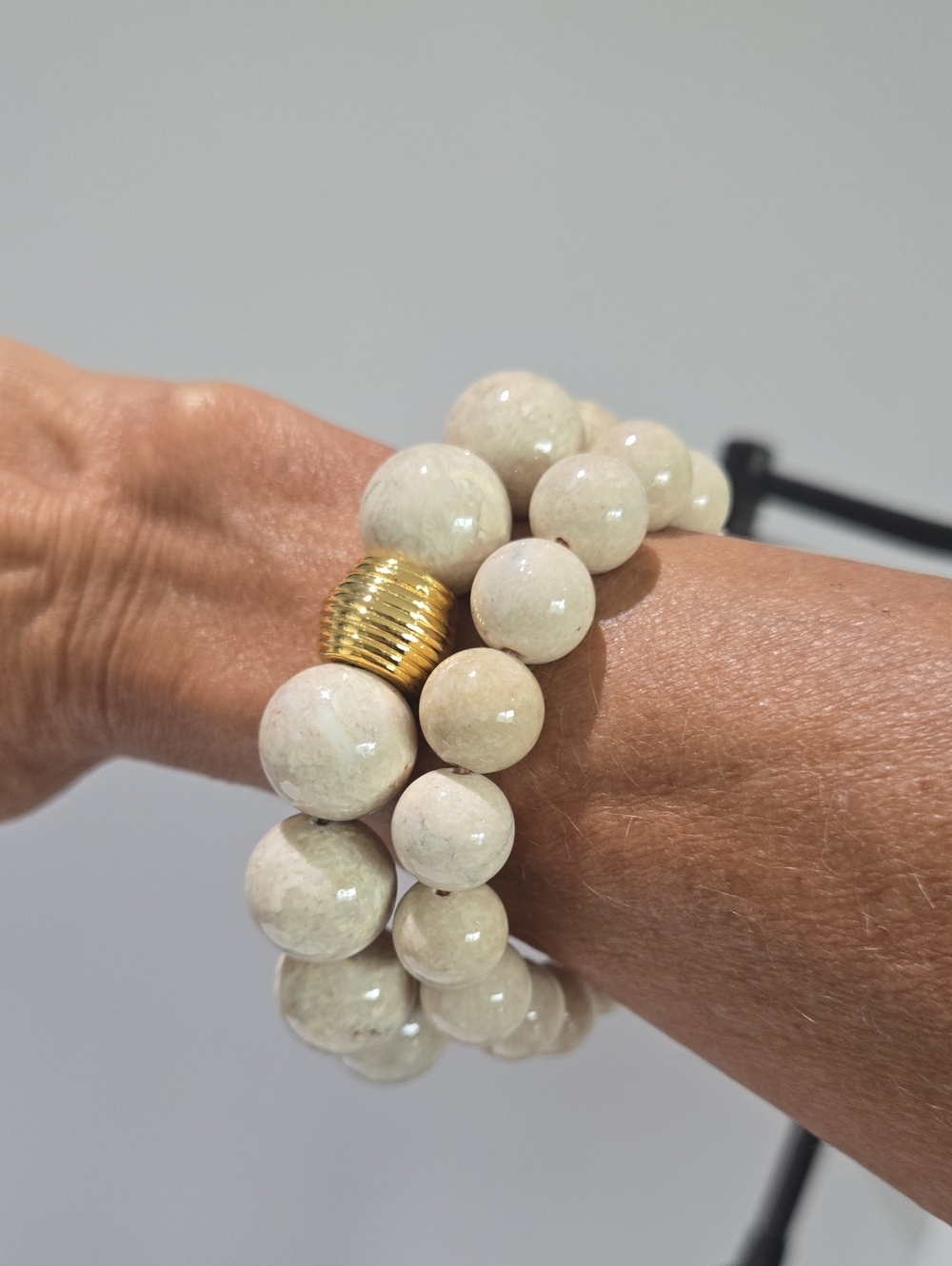 Pair Of Coral bracelets, Vintage Charles Albert